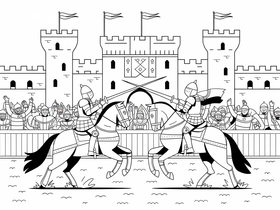 Relive Medieval Knightly Battles with This Jousting Scene